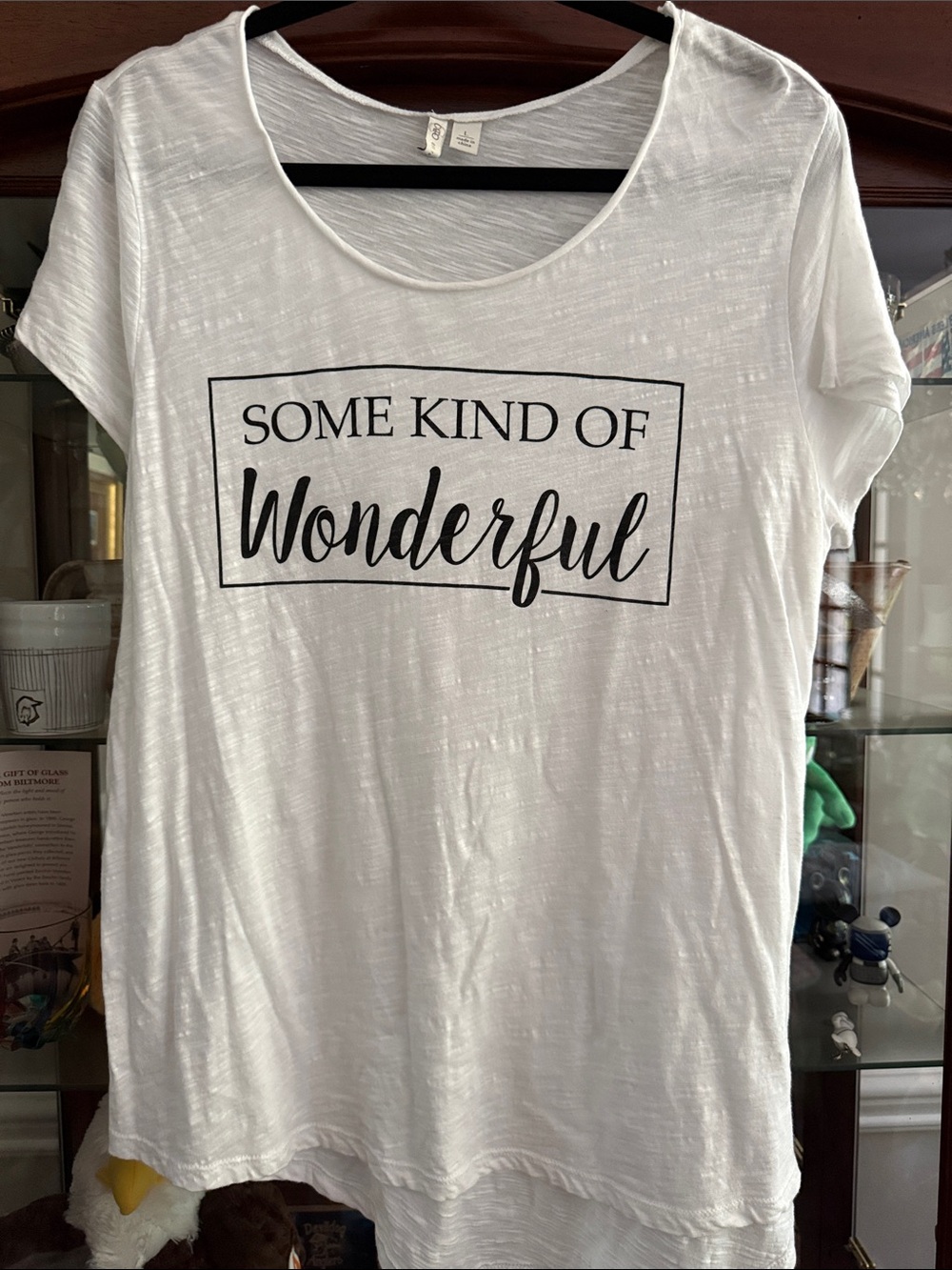 White Short Sleeve Tee - "Some Kind of Wonderful" Graphic
